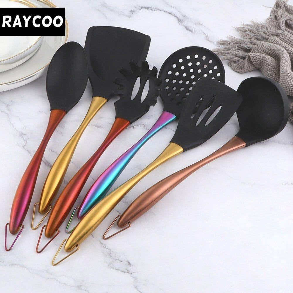 Gold Cooking Utensils Set PCS PeekWise