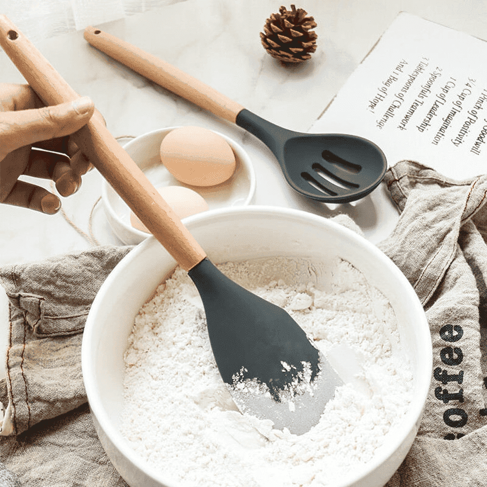 Pcs Silicone Kitchen Utensils Set PeekWise