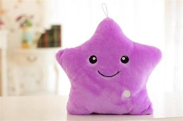 Twinkle Twinkle Glowing Star Pillow - PeekWise