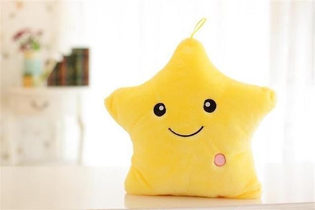 Twinkle Twinkle Glowing Star Pillow - PeekWise