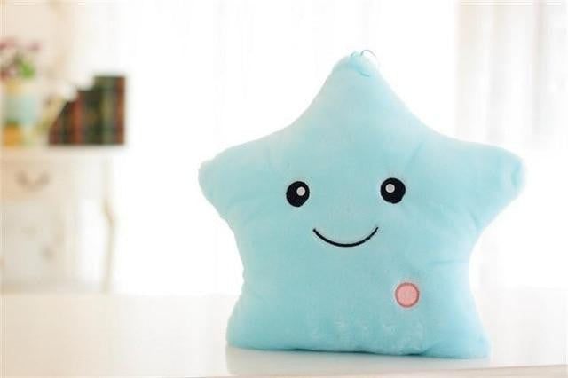 Twinkle Twinkle Glowing Star Pillow - PeekWise