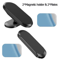 Thumbnail for 360° Rotatable Compact Car Phone Holder (Magnetic)