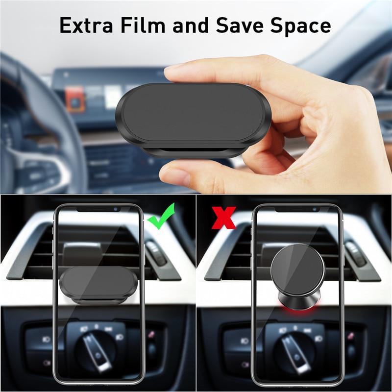 360° Rotatable Compact Car Phone Holder (Magnetic)