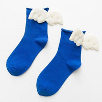 Thumbnail for 3D Angel Wings Crew Socks