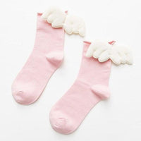 Thumbnail for 3D Angel Wings Crew Socks