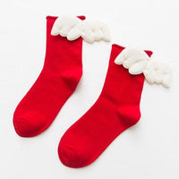 Thumbnail for 3D Angel Wings Crew Socks