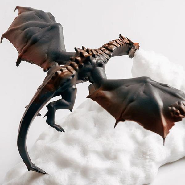 3D Dragon Breathing Fire Lamp