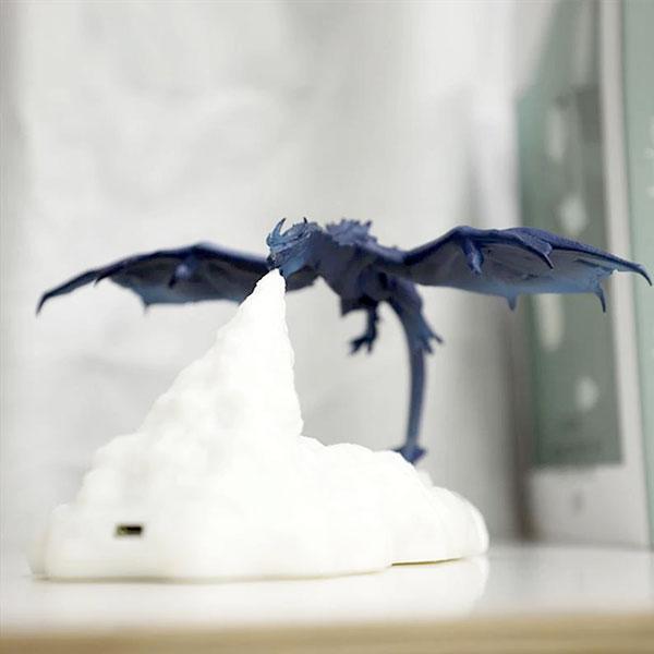 3D Dragon Breathing Fire Lamp