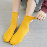 Thumbnail for 3D Goggly Eyes Rabbit Ears Crew Socks