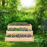 Thumbnail for 3 Tier Elevated Wooden Garden Bed