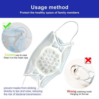 Thumbnail for 7th Generation 3D Silicone Softer Face Mask Bracket-Prevent Glasses From Fogging