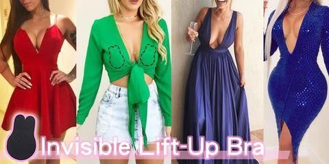 Invisible Lift-Up Stick Bra - PeekWise