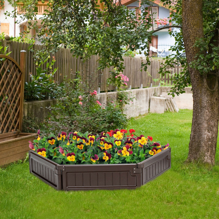 Raised Garden Bed with Open Bottom Design