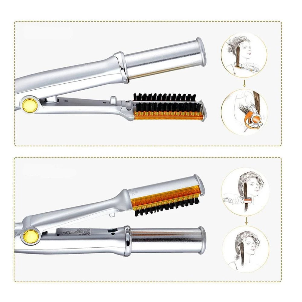 Hair Curling Iron Brush