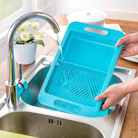 Thumbnail for Cutting & Draining Multi-Function Chopping Board