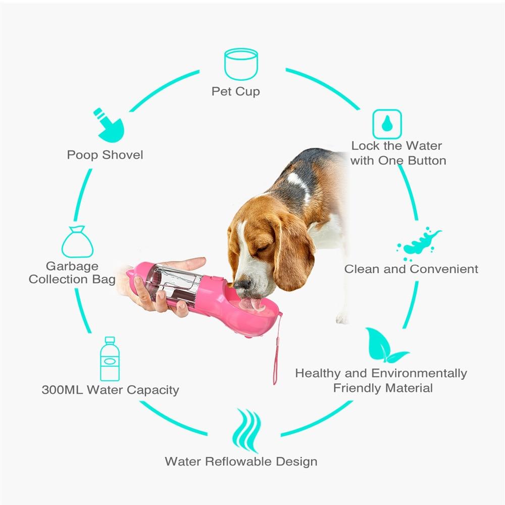 4 in 1 Dog Water Bottle