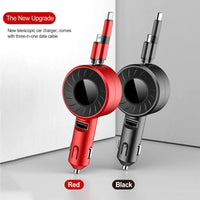 Thumbnail for 4 in 1 Retractable Car Charger