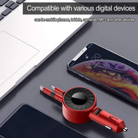 Thumbnail for 4 in 1 Retractable Car Charger