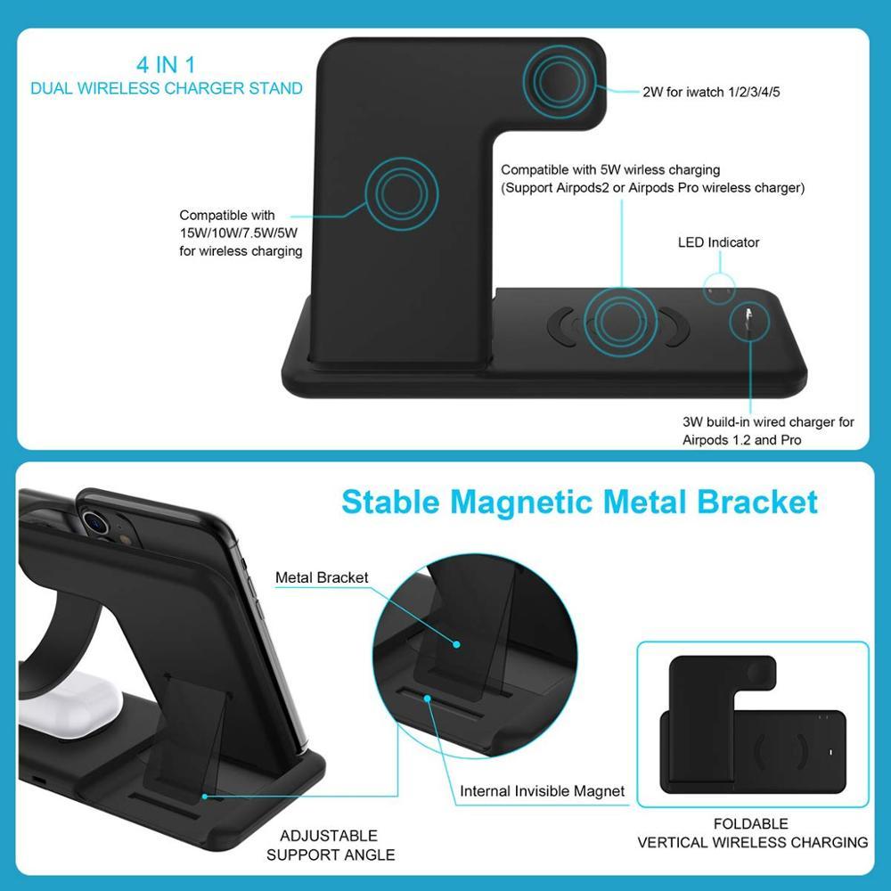 4 in 1 Wireless Charging Station