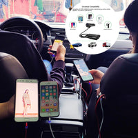 Thumbnail for 4-Port USB Car Charger with Extension Cable