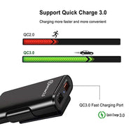 Thumbnail for 4-Port USB Car Charger with Extension Cable