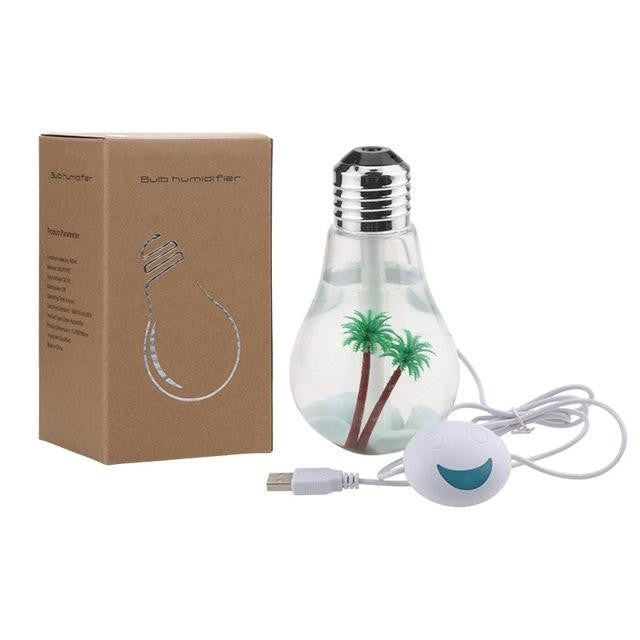 Ultrasonic LED Bulb Air Humidifier - PeekWise