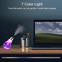 Thumbnail for Ultrasonic LED Bulb Air Humidifier - PeekWise