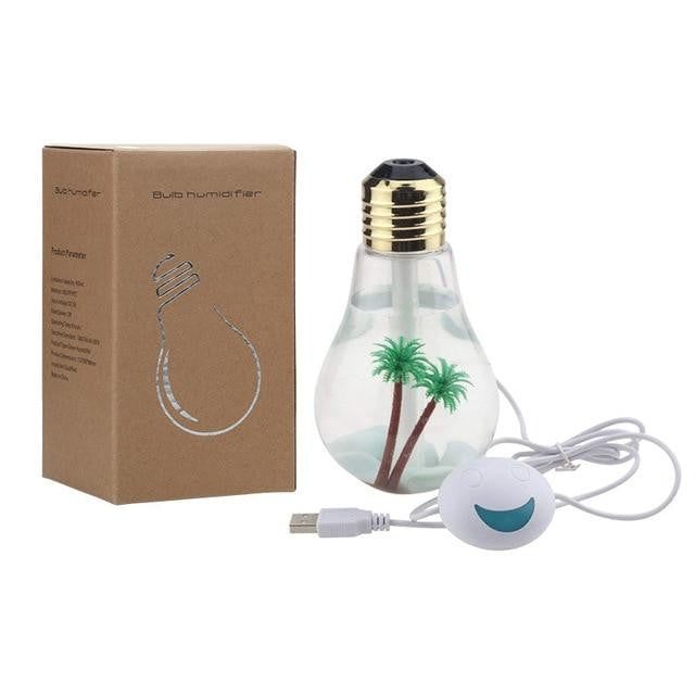 Ultrasonic LED Bulb Air Humidifier - PeekWise