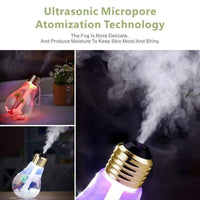 Thumbnail for Ultrasonic LED Bulb Air Humidifier - PeekWise