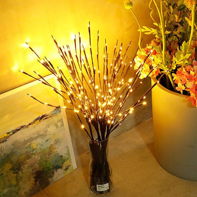 LED Willow Branch Lamp