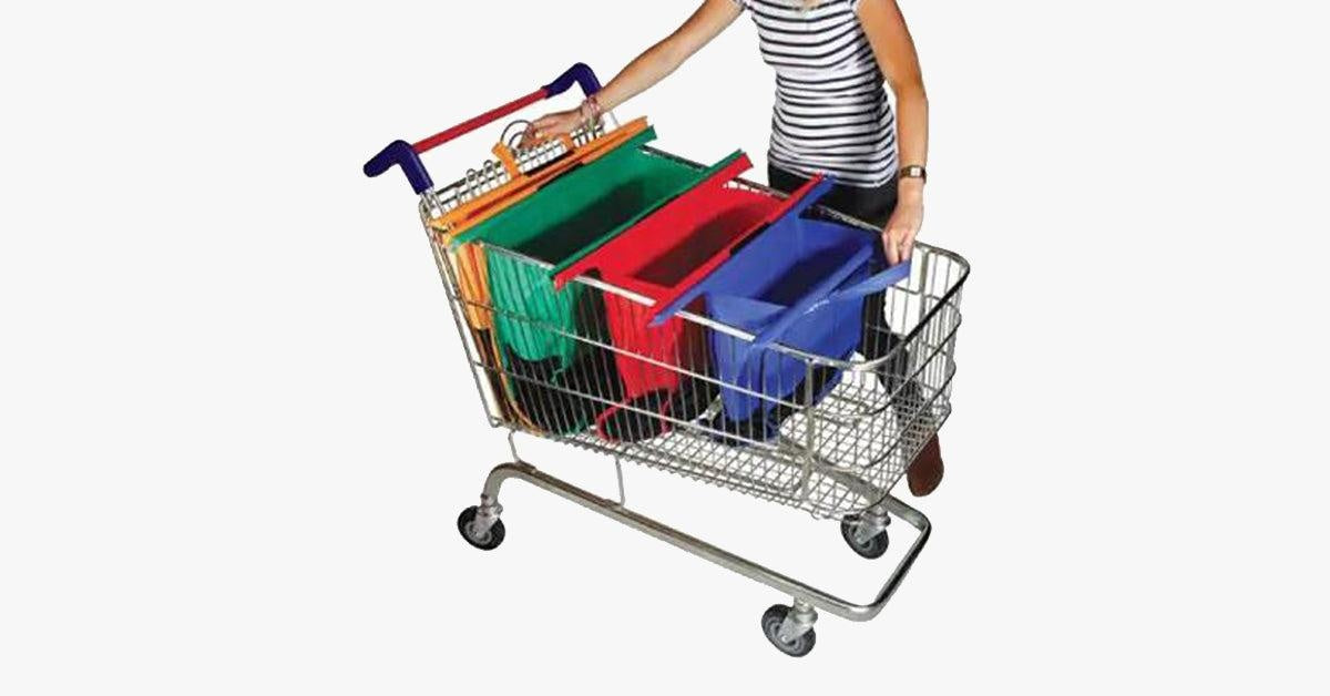 Foldable Reusable Shopping Cart Bag