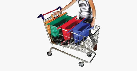 Foldable Reusable Shopping Cart Bag