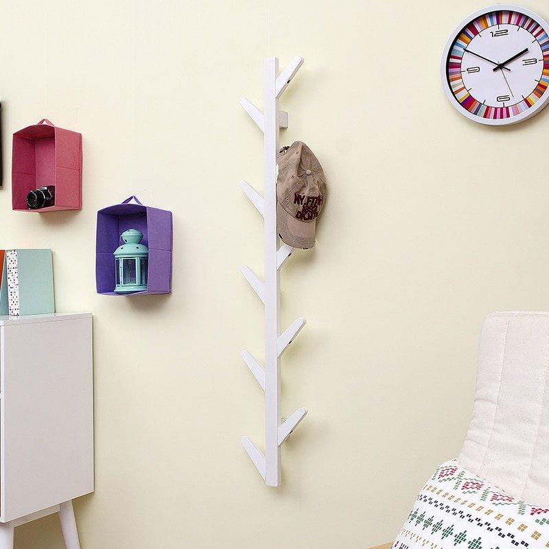 Bamboo Wall Mounted Coat Hanger PeekWise