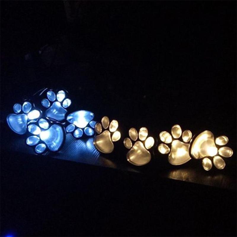 Solar Paw LED Lights 4 Pcs