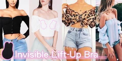 Invisible Lift-Up Stick Bra - PeekWise