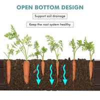 Thumbnail for Raised Garden Bed with Open Bottom Design