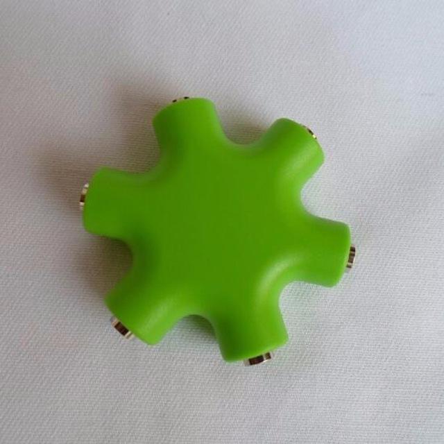 5-Way Multi Headphone Audio Splitter