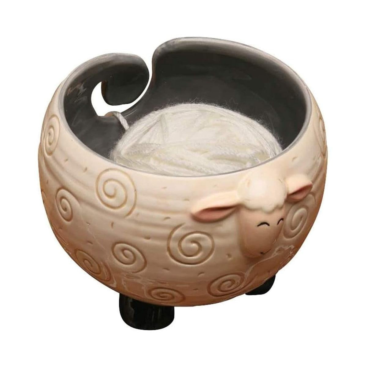 Sheep Yarn Bowl PeekWise