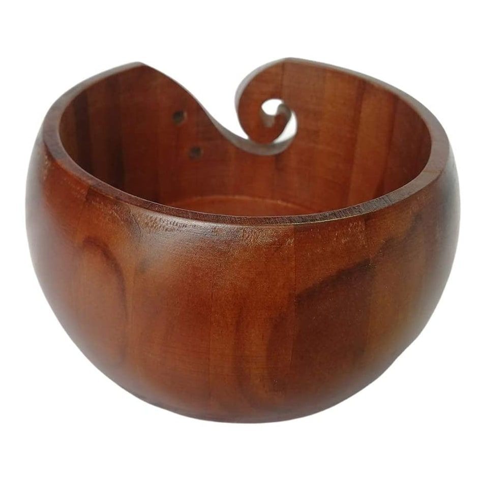 Wooden Yarn Bowl PeekWise