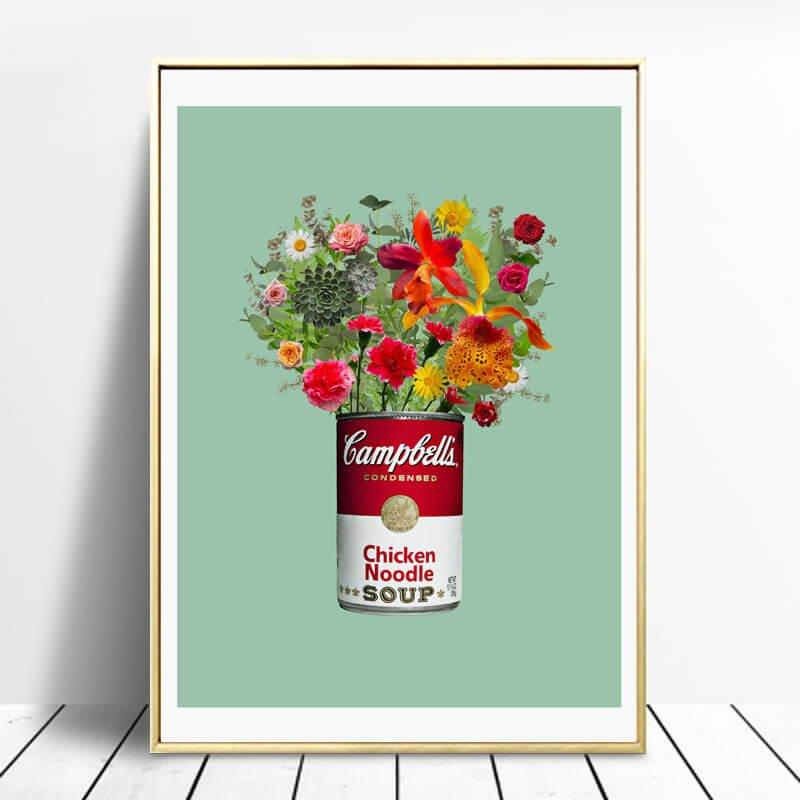 Floral Campbells Wall Posters PeekWise