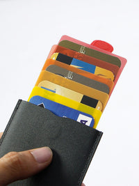 Thumbnail for Slim Pull-Tab Card Wallet