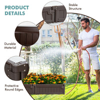 Thumbnail for Raised Garden Bed with Open Bottom Design