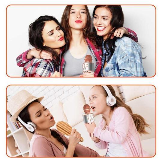 Wireless Handheld Bluetooth Karaoke Microphone