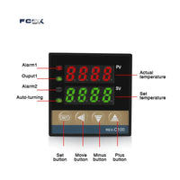 Thumbnail for REX-C100 SSR Output Thermostat Digital Timer