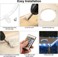 Thumbnail for Cornhole Board Lights PeekWise