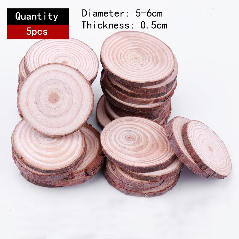 Natural Wood Slice Coasters