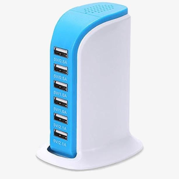 Portable USB charging station – Charge 6 Devices Simultaneously!