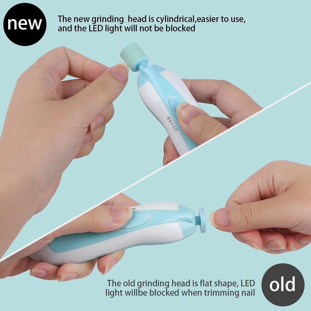 Electric Safe Baby Nail Trimmer - PeekWise