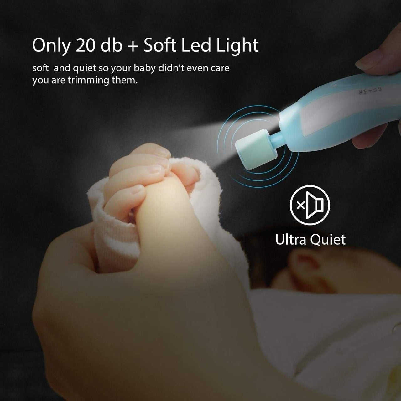 Electric Safe Baby Nail Trimmer - PeekWise