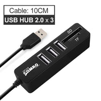 Thumbnail for 6-Port USB Hub with Card Reader